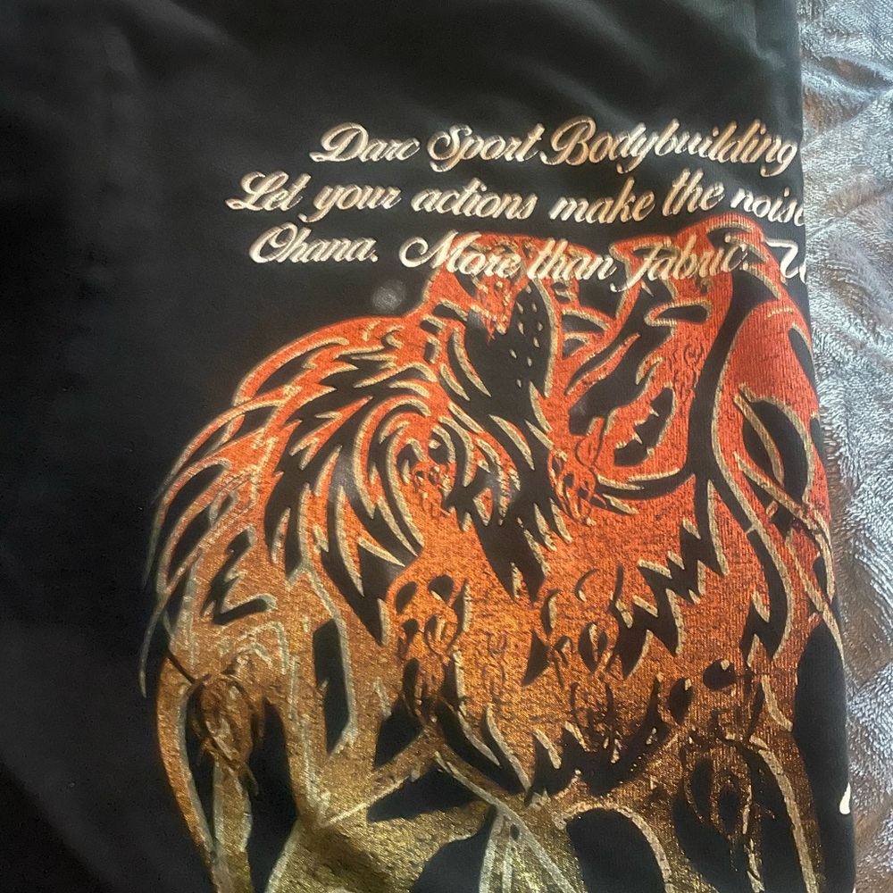 Darc Sport Black and Gold Graphic Tee
